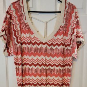 Torrid multi color woven top